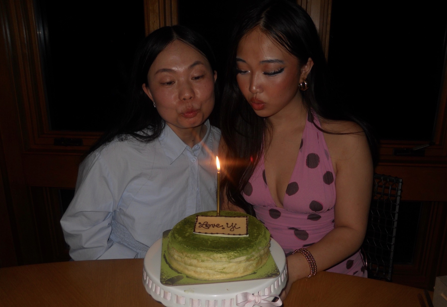 Veronika with her family