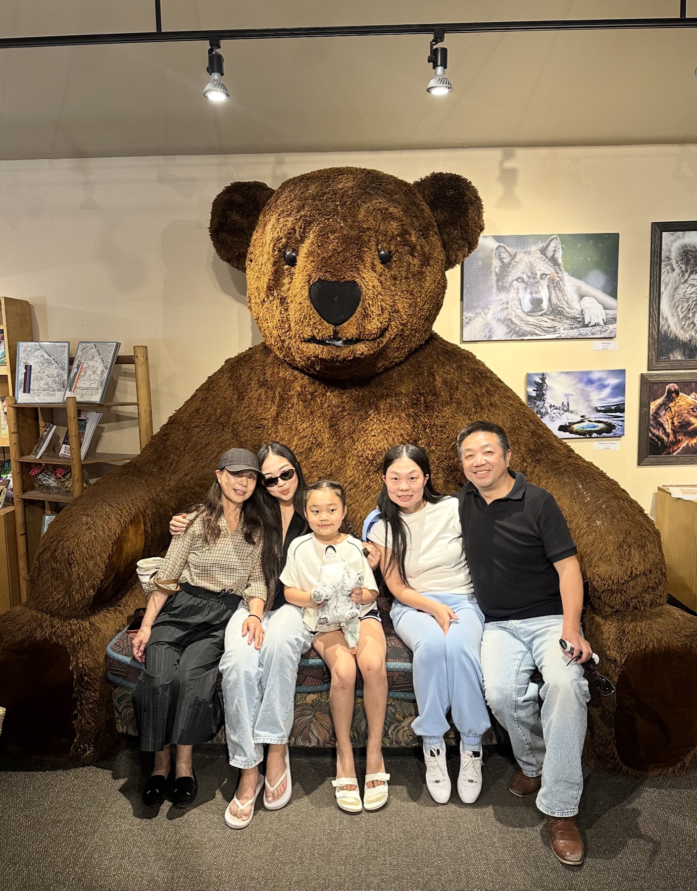 Veronika with her family