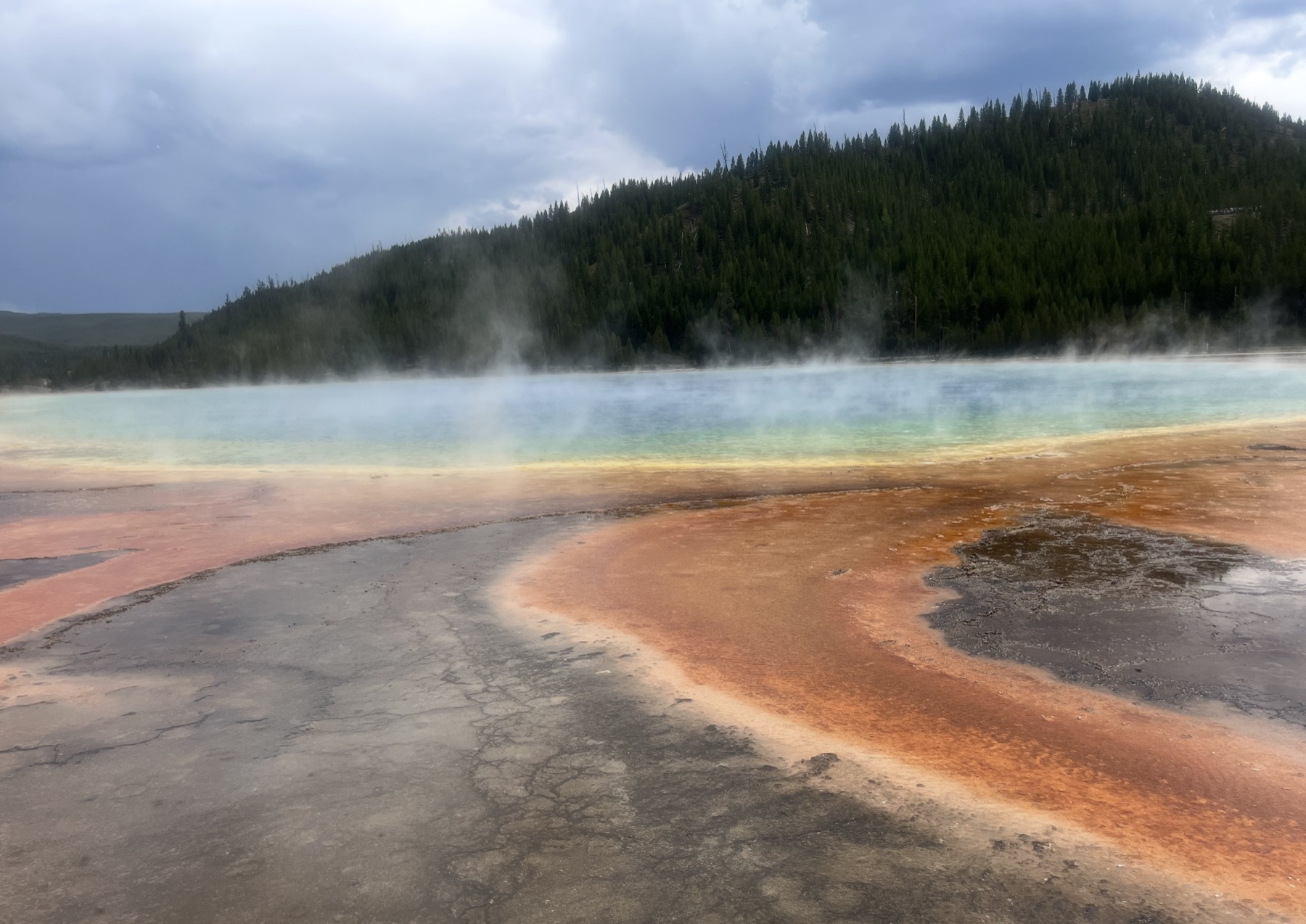 Grand Prismatic Spring in Yellowstone, photographed by Veronika